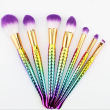 GUJHUI 2017 New Arrivals 7PCS Make Up Foundation Eyebrow Eyeliner Blush Cosmetic Concealer Brushes pinceis maquiagem Anne