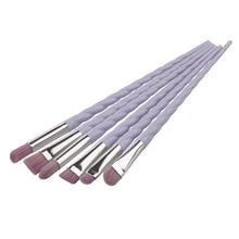 GUJHUI 6Pcs Colorful Cosmetic Eyebrow Eyeshadow Brush Makeup Brush Sets Kits Tools pinceles de maquillaje profesional Anne