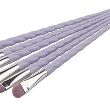 GUJHUI 6Pcs Colorful Cosmetic Eyebrow Eyeshadow Brush Makeup Brush Sets Kits Tools pinceles de maquillaje profesional Anne