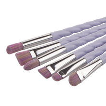 GUJHUI 6Pcs Colorful Cosmetic Eyebrow Eyeshadow Brush Makeup Brush Sets Kits Tools pinceles de maquillaje profesional Anne