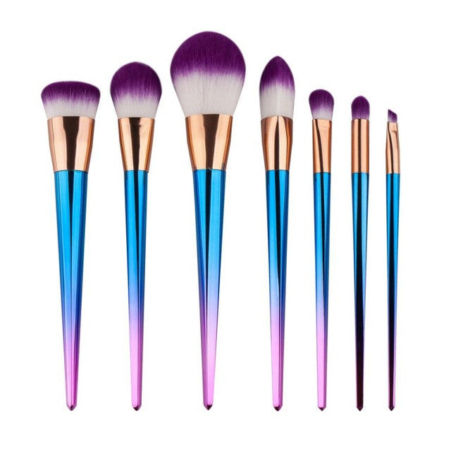 GUJHUI 7PCS Cosmetic Makeup Brush Makeup Brush Eyeshadow Brush Fulfills all daily basic makeup requirements pinsel Anne