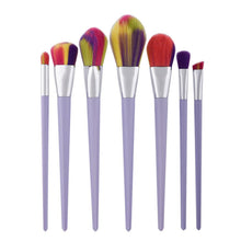 GUJHUI 7PCS Make Up Foundation Eyebrow Eyeliner Blush Cosmetic Concealer Brushes Used with Powder pincel de base Anne