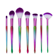GUJHUI 7PCS Make Up Foundation Eyebrow Eyeliner Blush Cosmetic Concealer Brushes tool set 2017 Anne