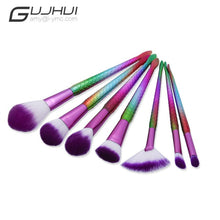 GUJHUI 7PCS Make Up Foundation Eyebrow Eyeliner Blush Cosmetic Concealer Brushes tool set 2017 Anne