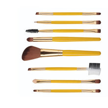 GUJHUI 8PCS Make Up Foundation Double Head Eyebrow Eyeliner Blush Cosmetic Concealer Brushes trucco Anne