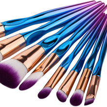 GUJHUI Multicolor 8PCS Make Up Foundation Eyebrow Eyeliner Blush Cosmetic Concealer Brushes cosmeticos Anne