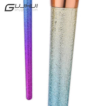 GUJHUI New 10PCS Cosmetic Makeup Brush Brushes Set Foundation Powder Eyeshadow pincei de maquiagem profissional Anne