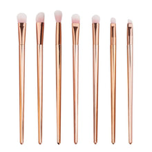 GUJHUI RoseGold colour 12PCS Make Up Foundation Eyebrow Eyeliner Blush Cosmetic Concealer Brushes pinceles maquillaje Anne