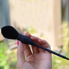 Goat hair Brush material Professional Handmade Rattan Makeup Brush Makeup Tools Blush Brush senhora makeup Anne