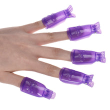 Goforward 10Pcs/Set Plastic Nail Art Soak Off Cap Clip UV Gel Polish Remover Wrap