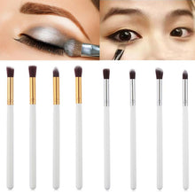 Gold Silver Color 4Pcs Makeup Cosmetic Tool Eyeshadow Eye Contour Powder Foundation Blending Brush Set pinceaux maquillage Anne