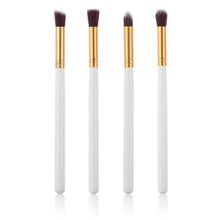 Gold Silver Color 4Pcs Makeup Cosmetic Tool Eyeshadow Eye Contour Powder Foundation Blending Brush Set pinceaux maquillage Anne