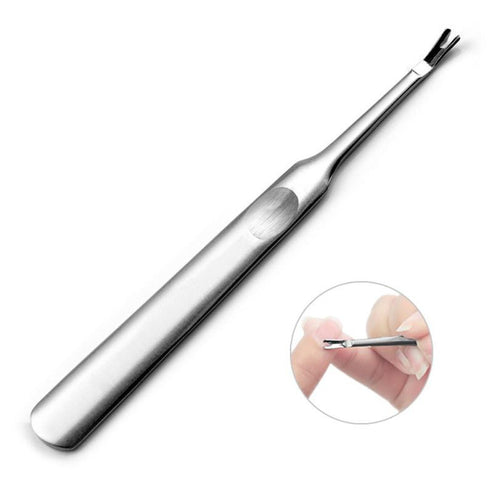 Great for professional or home use Stainless steel Cuticle Pusher Trimmer Remover Pedicure Manicure Nail Art Tools Anne