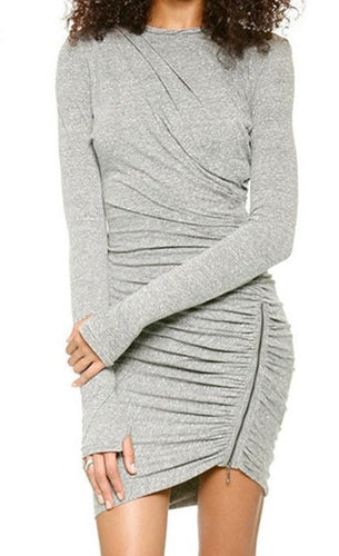Grey Bodycon Dresses Pencil Summer Dress Women Clothing Vestidos Slim Robe 2015 Summer Style Women Dress