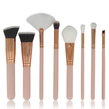 HOT New Arrival 8pcs Cosmetic Makeup Brush Blusher Eye Shadow Brushes Set Kit Made from high-grade synthetic fibers Anne