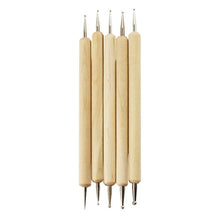 HOT New Arrival Can be used on natural nails New 5pcs 2 Way Dotting Manicure Tools Painting Pen Nail Art Pen Nail Care Anne