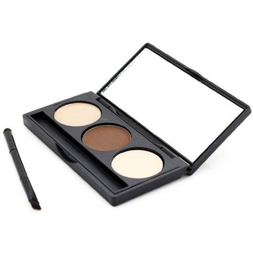 HOT New Arrival Eyebrow Powder Eye Brow Palette Cosmetic Makeup Shading Kit Brush Mirror Glitter,Shimmer,Matte,Natural Anne