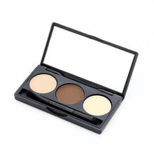 HOT New Arrival Eyebrow Powder Eye Brow Palette Cosmetic Makeup Shading Kit Brush Mirror Glitter,Shimmer,Matte,Natural Anne