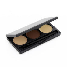 HOT New Arrival Eyebrow Powder Eye Brow Palette Cosmetic Makeup Shading Kit Brush Mirror Glitter,Shimmer,Matte,Natural Anne