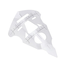 HOT New Arrival Microblading Reusable Makeup Brow Measure Eyebrow Guide Ruler Permanent Tools Anne