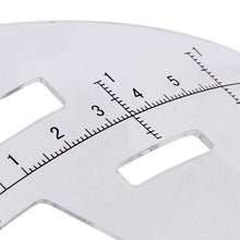 HOT New Arrival Microblading Reusable Makeup Brow Measure Eyebrow Guide Ruler Permanent Tools Anne