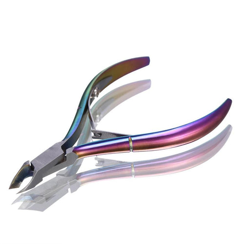 HOT New Arrival Professional remove dead skin Colorful Cuticle Nipper Manicure Nail Clipper Cutter Trimmer Manicure Nail Tool