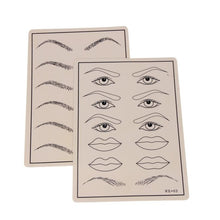 HOT New Arrival Silicone,plastic,Stainless Steel Permanent Makeup Microblading Eyebrow Tattoo kit Pen Needle Paste Skin Ruler