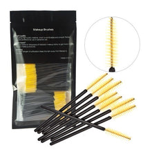 HUAMIANLI 100% brand new and high quality 100PCS Make Up Brush Synthetic Fiber One-Off Disposable Eyelash Brush maquillaje Anne