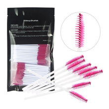 HUAMIANLI 100% brand new and high quality 100PCS Make Up Brush Synthetic Fiber One-Off Disposable Eyelash Brush maquillaje Anne