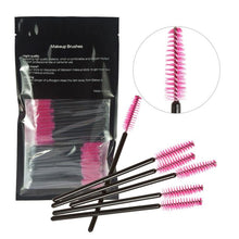 HUAMIANLI 100% brand new and high quality 100PCS Make Up Brush Synthetic Fiber One-Off Disposable Eyelash Brush maquillaje Anne