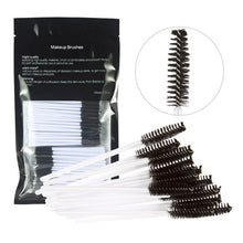 HUAMIANLI 100% brand new and high quality 100PCS Make Up Brush Synthetic Fiber One-Off Disposable Eyelash Brush maquillaje Anne