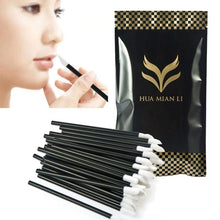 HUAMIANLI 100PCS Disposable MakeUp Lip Brush Lipstick Gloss Wands Applicator Make Up Tool pincel maquiagem profissional Anne