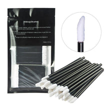 HUAMIANLI 100PCS Disposable MakeUp Lip Brush Lipstick Gloss Wands Applicator Make Up Tool pincel maquiagem profissional Anne