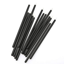 HUAMIANLI 100pcs Disposable Eyeliner Makeup Wand Applicator Cosmetics Brush Tools Easy and convenient to use oval brushes Anne