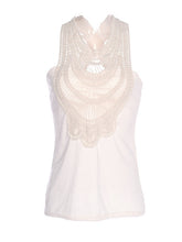 Handmade Crochet Hollow Fashion Elegant Summer Tank Top Sexy Fashion Vest Casual Tank 2016 Ladies Shirt Boho Pattern Bohemian