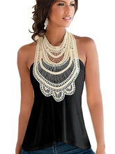 Handmade Crochet Hollow Fashion Elegant Summer Tank Top Sexy Fashion Vest Casual Tank 2016 Ladies Shirt Boho Pattern Bohemian