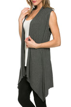 High Low Shirt Open Long Kimono Cardigan Asymmetrical Sleeveless Cotton Polyester Casual Elegant blouse Fashion Top 2016