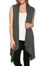 High Low Shirt Open Long Kimono Cardigan Asymmetrical Sleeveless Cotton Polyester Casual Elegant blouse Fashion Top 2016
