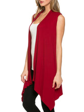High Low Shirt Open Long Kimono Cardigan Asymmetrical Sleeveless Cotton Polyester Casual Elegant blouse Fashion Top 2016