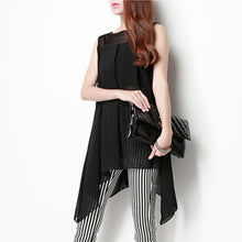 High Low Shirt Women Blouses Chiffon Mesh Black Summer Women Tops Shirts Office Wear Wear Blusa Feminina 2015 Camisas