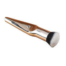 High Quality 19*4*3cm Nylon hair Pro Cosmetic Makeup Face Powder Blusher Toothbrush Curve Foundation Brush trousse Anne