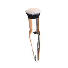High Quality 19*4*3cm Nylon hair Pro Cosmetic Makeup Face Powder Blusher Toothbrush Curve Foundation Brush trousse Anne