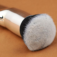 High Quality 19*4*3cm Nylon hair Pro Cosmetic Makeup Face Powder Blusher Toothbrush Curve Foundation Brush trousse Anne