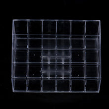 High Quality 24 Stand Trapezoid Clear Lipstick Lotion Makeup Cosmetic Holder Storage Display Stand Anne