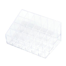 High Quality 24 Stand Trapezoid Clear Lipstick Lotion Makeup Cosmetic Holder Storage Display Stand Anne