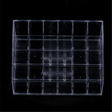 High Quality Generic 24 Stand Trapezoid Clear Lipstick Lotion Makeup Cosmetic Holder Case Storage Display Stand Shelf Tool #45