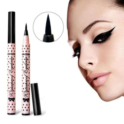 High Quality Pink Casing Color Eyeliner Pen Makeup Cosmetic Black Pink Liquid Eye Liner Pencil Make Up Tool Anne