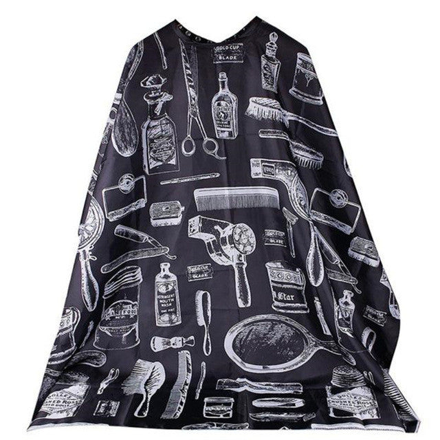 High quality Cartoon Pattern Cutting Hair Waterproof Cloth Salon Barber Cape Hairdressing Hairdresser Apron Haircut capes #65S