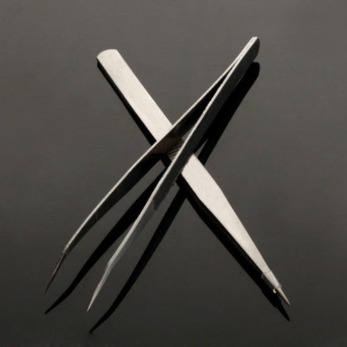 High quality Professional Durable Precision Tweezers Set Stainless Steel Non Magnetic free shipping Lowest Price
