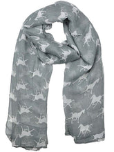 Horse Print Chiffon Scarf Wrap Shawl Soft Neck Women Scarves Womens Summer Scarves Spring Quality New Arrival 2016 Lady Fashion